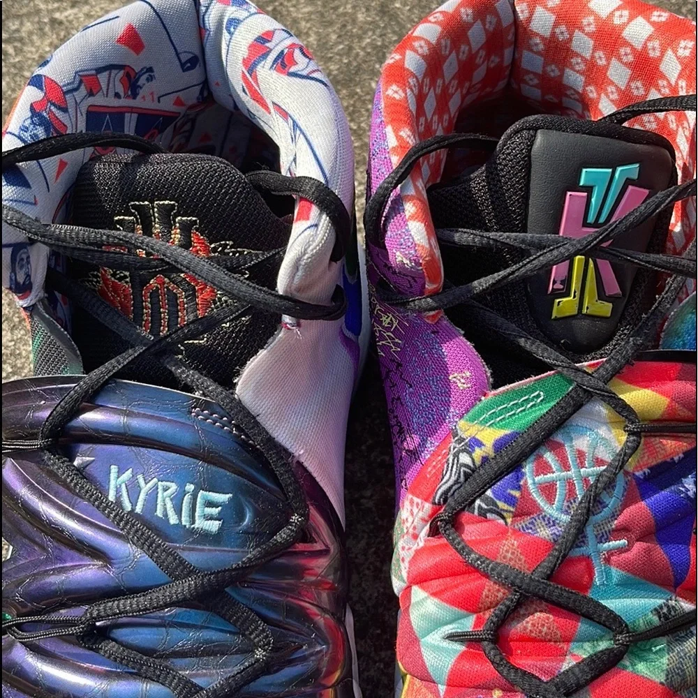 SOLD on eBay!!    Nike Kybrid S2 ‘Pineapple’ GS What the Kyrie Sneaker Size17 - Picture 6 of 16